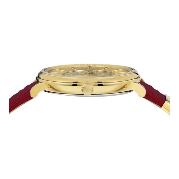 Versace 38mm Red Strap Watch! New!